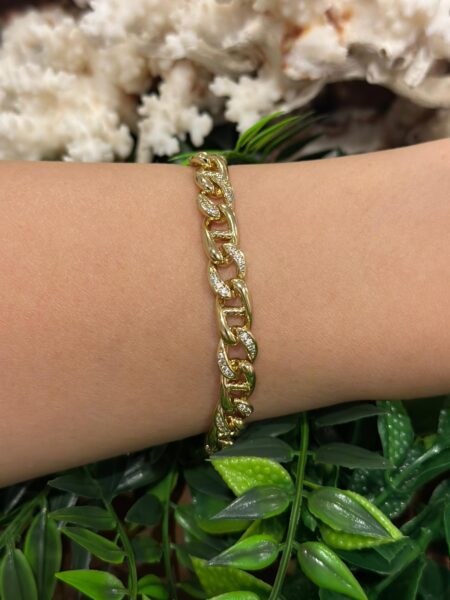 14K Altın Kaplama Mariner Chain Bileklik